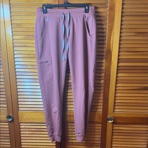 Figs Zamora Mauve Jogger Pants size Small Regular